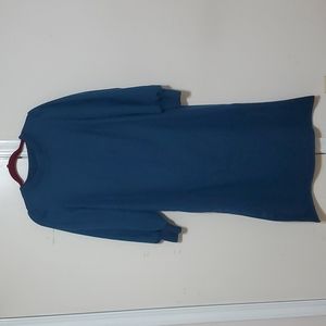 Who what wear blue fleece dress